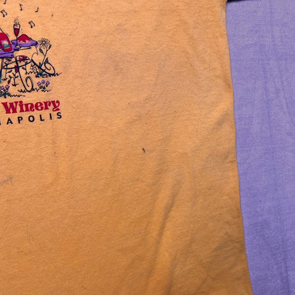 Jerzees Taste of Downtown Easley Winery Indianapolis‎ Graphic T Shirt Mens XL - Picture 7 of 10